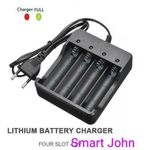 Generic Lithium Battery Charger 4 Slot Type