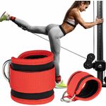 Generic Ankle Strap for Cable Machine, 1 Pair Ankle Bands for Working Out Ankle Cuffs - image 2