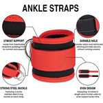 Generic Ankle Strap for Cable Machine, 1 Pair Ankle Bands for Working Out Ankle Cuffs - image 7