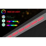 Generic Gaming Desk With LED RGB Lights 140cm - image 5