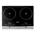 RAF Dual Burner Electric Hotplate & Ceramic Cooker With Glasstop - image 2