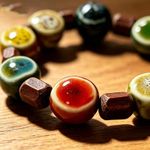 Generic Bracelet For Women Handmade Wood Multi Tone Slice Bead Wrist - image 5
