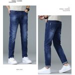 Original Stock Tapered Denim  Blue Jean for Men