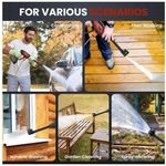 Generic Cordless Portable 300W Pressure Washer, 6 In 1 Nozzle - image 3