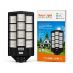 All-in-One Solar LED Street Light Outdoor Waterproof IP66/IP67 with Remote Control & Motion Sensor
