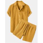 Casual corduroy wear 