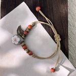 Generic Women Handmade Bracelet Adjustable Flower Drop - image 3