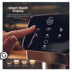 Swan Digital One-Touch Mini Espresso Machine with Milk Frother - 1350W - image 3