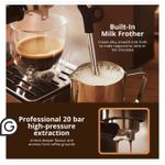 Swan Digital One-Touch Mini Espresso Machine with Milk Frother - 1350W - image 4