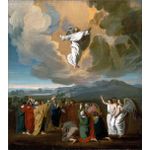 38 X 43inch Jesus ascension framed canvas artwork