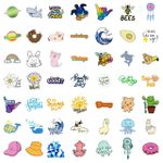 product_image_name-Generic-100 Pcs Stickers for Kids, Cute Water Bottle Vinyl Waterproof Laptop Stickers for Students Gifts School Supplies Classroom Teacher Prizes Stocking Stuffers Sticker Pack for Kids Girls Teens-4