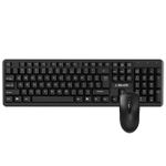 L Shark Ergonomic Wired Keyboard And Mouse Set - (Black)