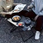 Generic Black T-actical Folding Camping Table, Portable Lightweight Outdoor Desk for Picnic Hiking - image 6