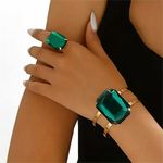 product_image_name-Fashion-New statement acrylic imitation crystal stone bracelet bangle ring set jewelry accessories for woman-1