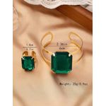 product_image_name-Fashion-New statement acrylic imitation crystal stone bracelet bangle ring set jewelry accessories for woman-8