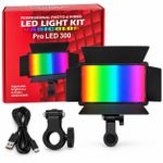 Generic Pro LED 300 Professional Photo & Video Light Kit - image 2