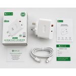 SHPLUS 120W Super Fast Charger Dual Port USB-A + Type-C Adapter with Cable - SH-A880AC - image 4