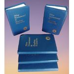 product_image_name-Generic-Pocket New Testament Bible With Psalms & Proverbs ( Blue Hardcover)- Pack Of 5-1