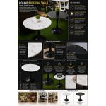 Generic Classic Comfort Dining Chair & Stylish Round Table - image 5