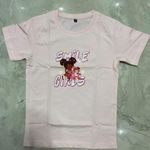 product_image_name-Fashion-Pink Smile Girls Graphic T-Shirt-2