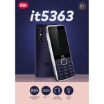 itel It5363 3.0" Type-C Dual Sim Phone – Black - 2000mah