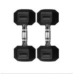 Pair Of 20kg Hexagon Dumbbell