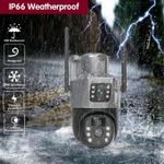 product_image_name-ZEEVISION-4K V380 Wifi Solar IP Security Camera Dual Lens Dual Screen Outdoor Waterproof Auto Tracking PTZ Wireless CCTV Surveillance Cam 5MP-2