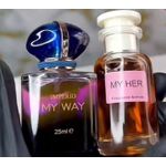 Fragrance combo gift set perfume of 2 in 1 of My Way and My Her Mini EDP of 25ml each (perfect combo for layering for the ladies) 