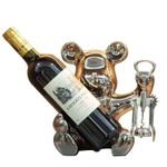 product_image_name-Generic-Adorable & Modern Chrome-Plated Bear Wine Bottle Holder with Corkscrew Set-6