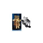 Gold plated dinning Cutlery Set plus free gift 
