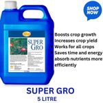 Neo  Super Grow Organic Liquid Farm Fertilizer (AGRO BOOSTER )- 5 Litre (Single)