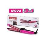 product_image_name-Generic-Nova 3-In-1 Hair Curler And Straightener + Brush-2