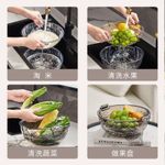 product_image_name-Generic-Transparent 2in1 Colanders for Homes/Kitchen/Office-3