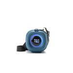 product_image_name-T&G-TG-667 Portable Wireless Bluetooth Woofer Waterproof Speaker Active Support TWS TF/USB Stereo Bass Fabric Subwoofer BT Speaker IPX5 5W (BLUE)-3