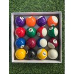 Generic One Set of Snooker Ball ( 16pcs ) - Billiard Pool Balls Set,16 Pool Table Balls. ( Medium Size )
