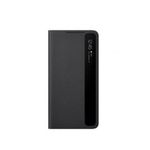 product_image_name-Samsung-A12 Protective Leather Flip Case (Black)-1