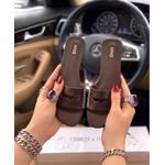 Fashion Gorgeous Mango Flat Slippers - Coffee - image 2