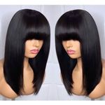 Medium Length BOb Wig With Fringe