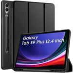 Galaxy Tab S9 Plus 12.4 Inch Smart Leather Case with Pen Holder