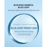 ONIBENZ Versa-Vision Adaptive Photochromic & Anti-Blue Light Unisex Computer Glasses - Round Black - image 4