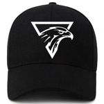 Eagle Designer Baseball/Face Cap - Black