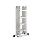 4*4 Multipurpose Aluminum Ladder-silver