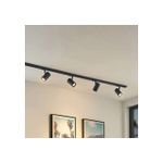 product_image_name-Generic-40w TrackLight Adjustable Track Ceiling/wall Spotlight 4 in 1 whole set – Black-1