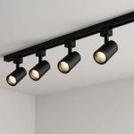 product_image_name-Generic-40w TrackLight Adjustable Track Ceiling/wall Spotlight 4 in 1 whole set – Black-3