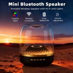 Generic Bluetooth Speaker with FM Radio & Crystal RGB Lighting – TWS Pairing Supported