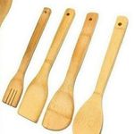 Generic Wooden Kitchen Spoon Set - 4Pieces - image 2