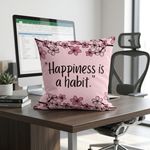 Pillow Happiness Is A Habit - image 3