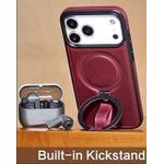 product_image_name-Generic-IPhone 17 Pro Max Leather Case with Stand MagSafe And Screen protector -3