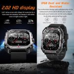 product_image_name-Generic-Smartwatch 2.02 Inch IP68 Waterproof Military Fitness Watch 100+ Sports Modes Outdoor Tactical Smart Watch-2