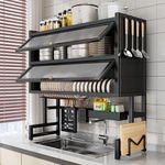 Sink Plate Rack With Double Cover